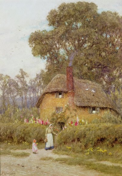 Ein Garten in Wiltshire von Helen Allingham